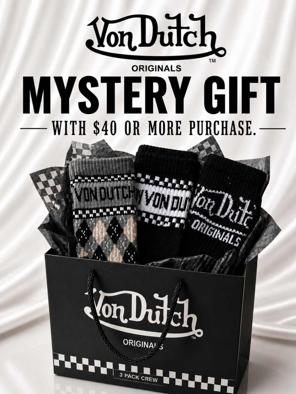 VON DUTCH Mystery Gift w/ $40+ PURCHASE